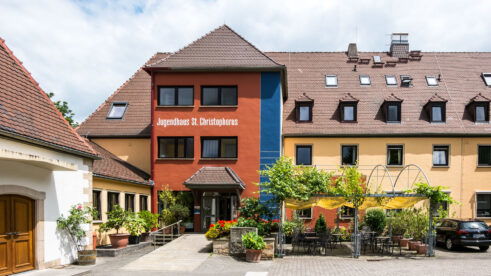 Das Internatsgebäude in Bad Dürkheim