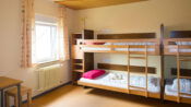 A four-bed room