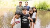 Students in the park