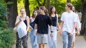 Unterwegs in einem der zahlreichen Berliner Parks