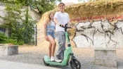 Auf dem E-Roller durch die Hauptstadt