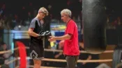 Boxvorführung im Sportmuseum beim Sommerkurs in Köln