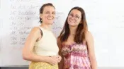 Na frente da classe