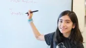 At the whiteboard