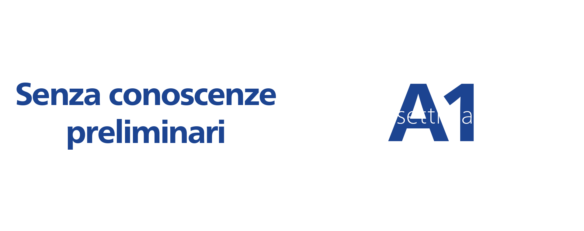 A1 in 5 settimane
